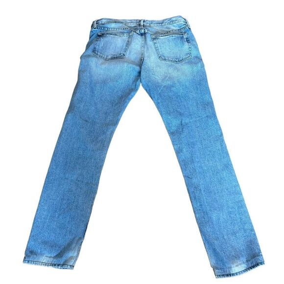 Frame Denim L'Homme Straight Leg Jeans in RINCON Light Blue Wash - Picture 7 of 9